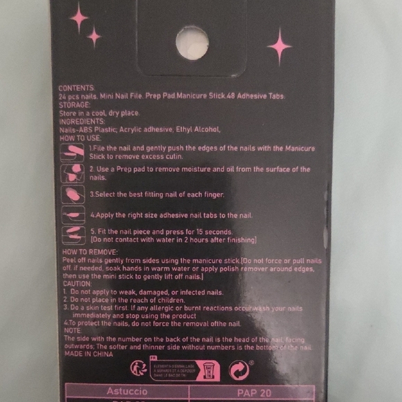 Colorful Press On Nails Set - Picture 2 of 2